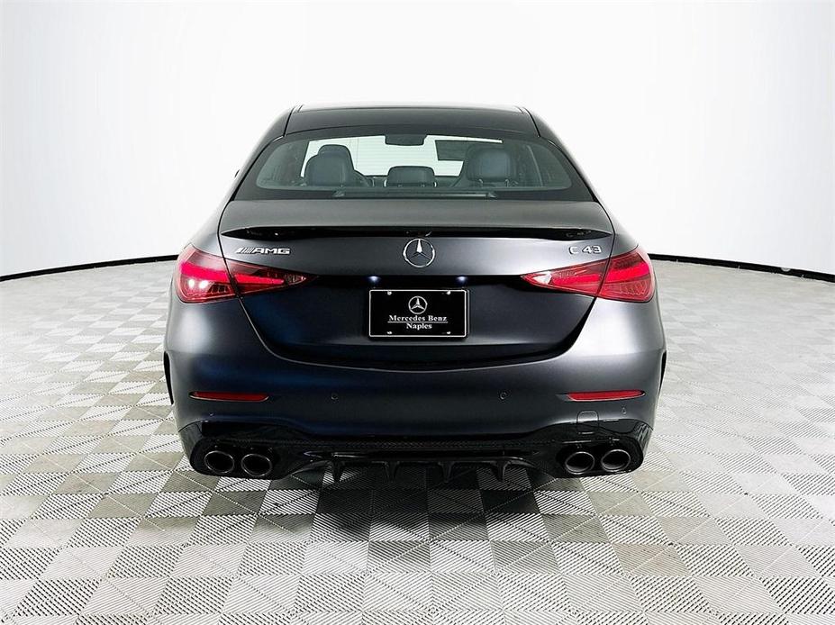 new 2024 Mercedes-Benz AMG C 43 car, priced at $81,925