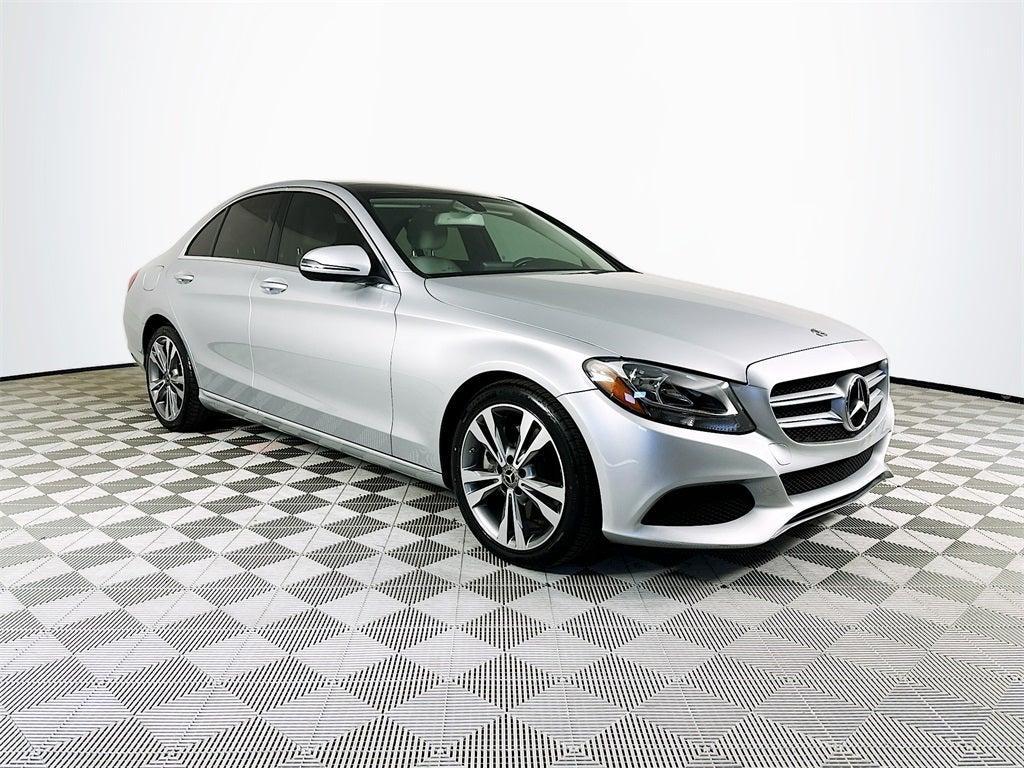 used 2018 Mercedes-Benz C-Class car, priced at $16,985
