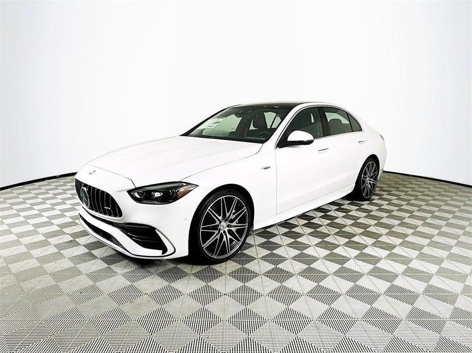 new 2024 Mercedes-Benz AMG C 43 car, priced at $75,420