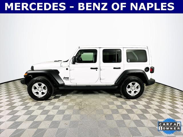 used 2021 Jeep Wrangler Unlimited car, priced at $28,322