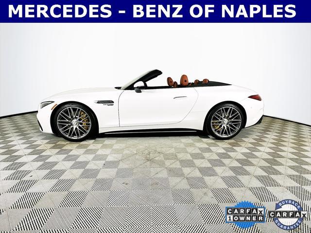 used 2022 Mercedes-Benz AMG SL 63 car, priced at $127,313