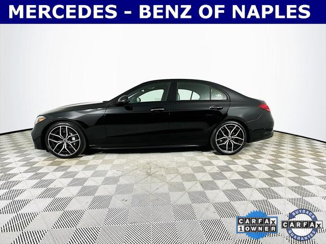 used 2022 Mercedes-Benz C-Class car, priced at $38,985