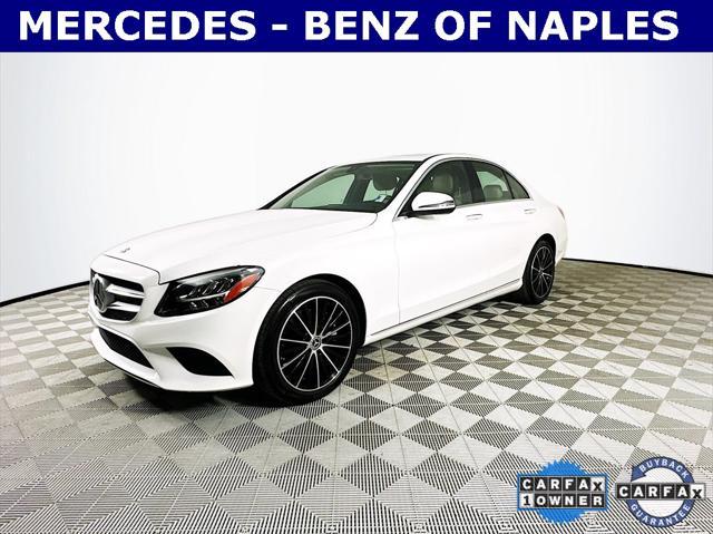 used 2021 Mercedes-Benz C-Class car, priced at $28,109