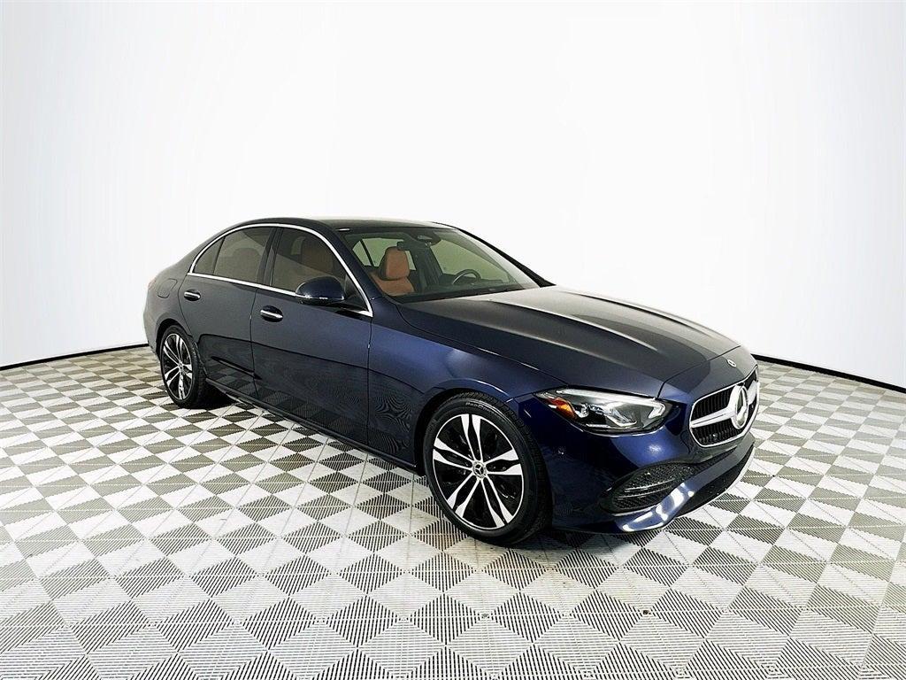 used 2022 Mercedes-Benz C-Class car, priced at $38,999