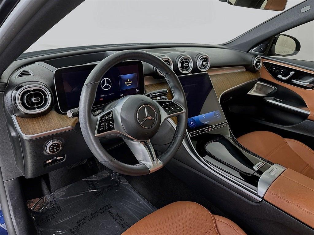 used 2022 Mercedes-Benz C-Class car, priced at $38,999