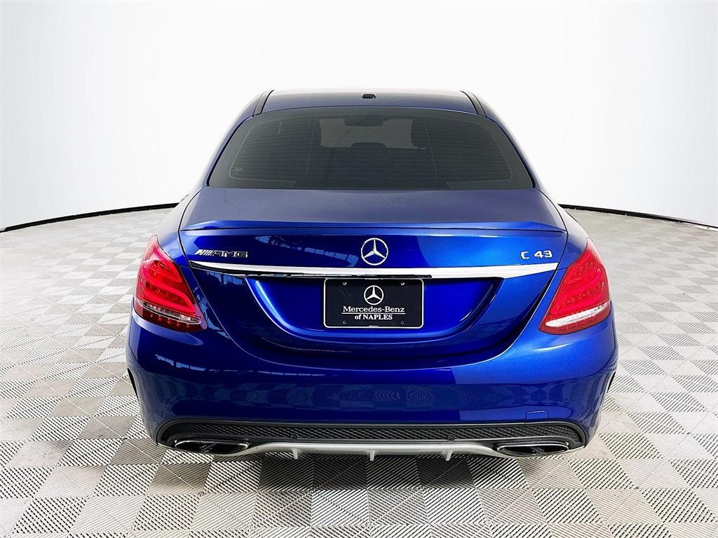 used 2017 Mercedes-Benz AMG C 43 car, priced at $23,495
