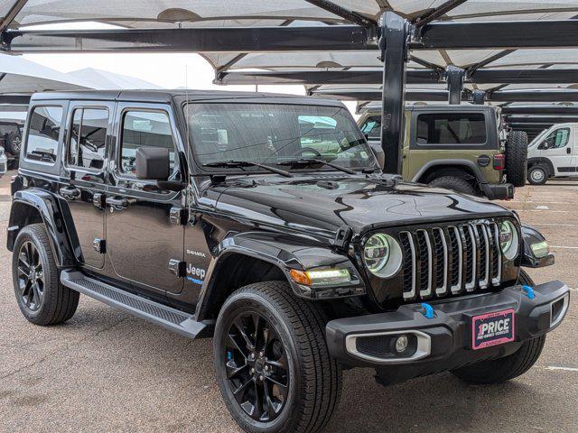 used 2022 Jeep Wrangler Unlimited 4xe car, priced at $31,354