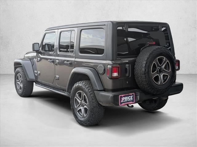 used 2018 Jeep Wrangler Unlimited car, priced at $21,653