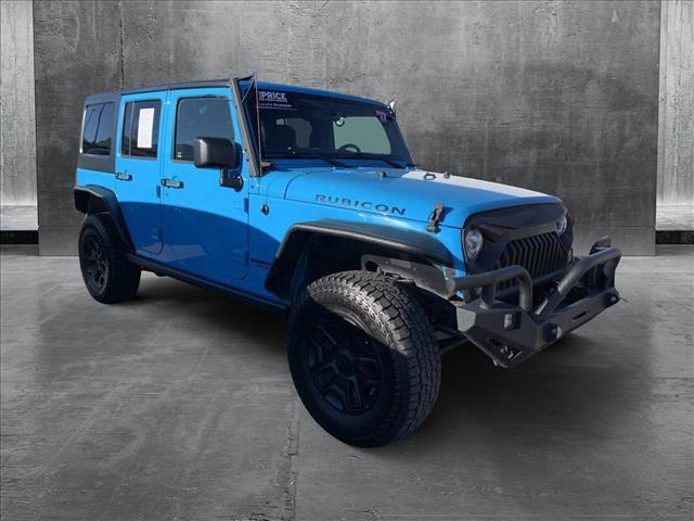 used 2017 Jeep Wrangler Unlimited car, priced at $24,787