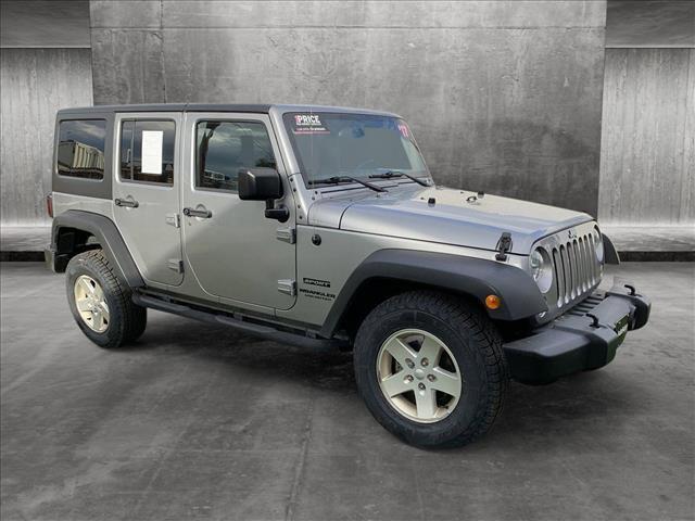 used 2017 Jeep Wrangler Unlimited car, priced at $21,400