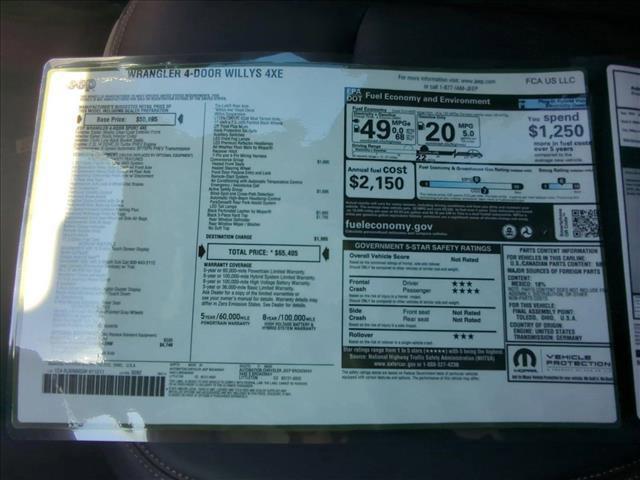 new 2025 Jeep Wrangler 4xe car, priced at $64,204