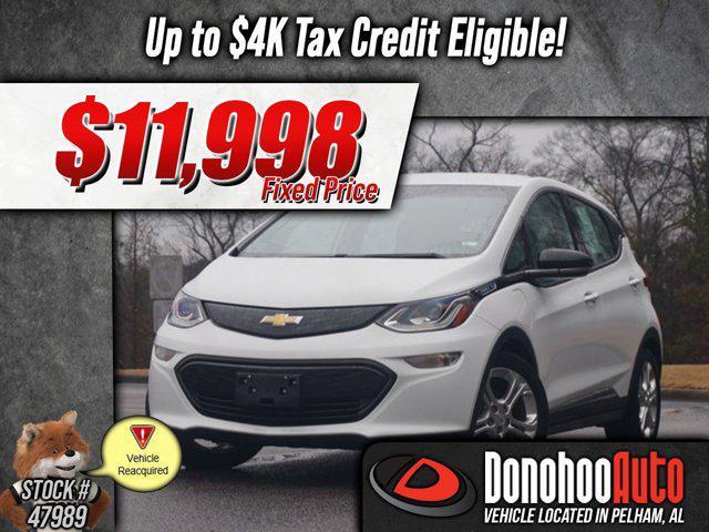 used 2018 Chevrolet Bolt EV car, priced at $11,998