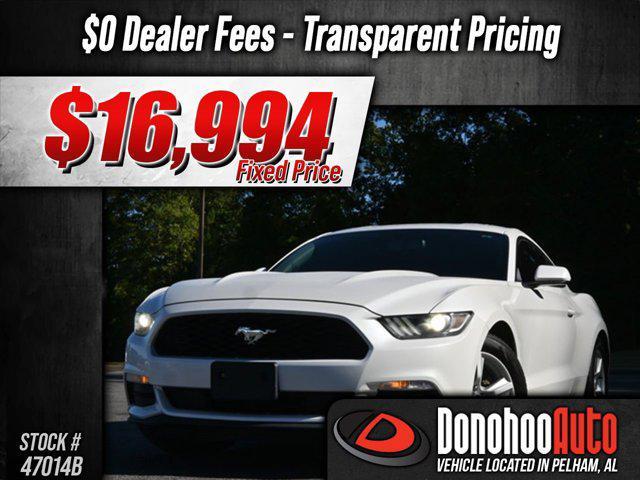 used 2017 Ford Mustang car, priced at $16,994