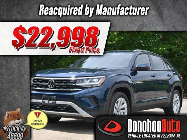 used 2022 Volkswagen Atlas Cross Sport car, priced at $22,998