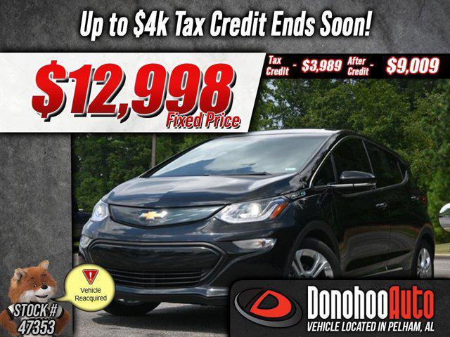 used 2019 Chevrolet Bolt EV car, priced at $12,998