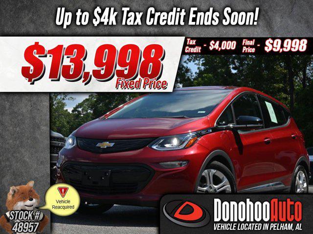 used 2020 Chevrolet Bolt EV car, priced at $13,998