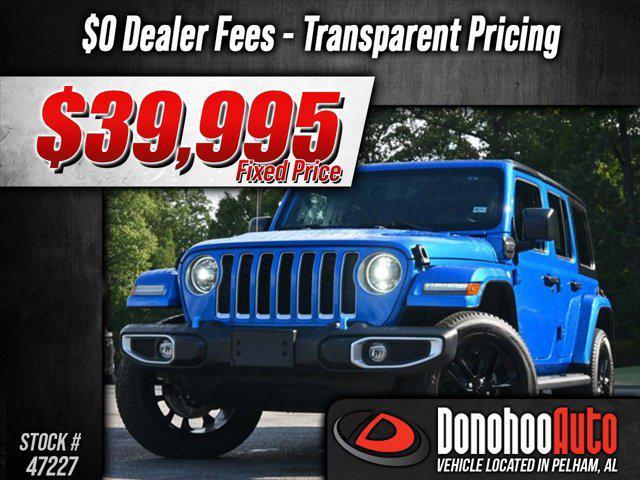 used 2023 Jeep Wrangler 4xe car, priced at $39,995