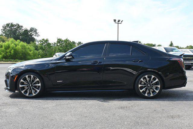 used 2022 Cadillac CT4-V car, priced at $51,998