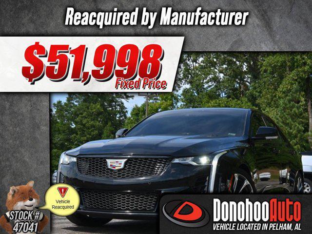 used 2022 Cadillac CT4-V car, priced at $51,998