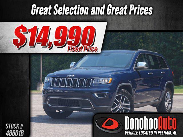 used 2017 Jeep Grand Cherokee car, priced at $14,990