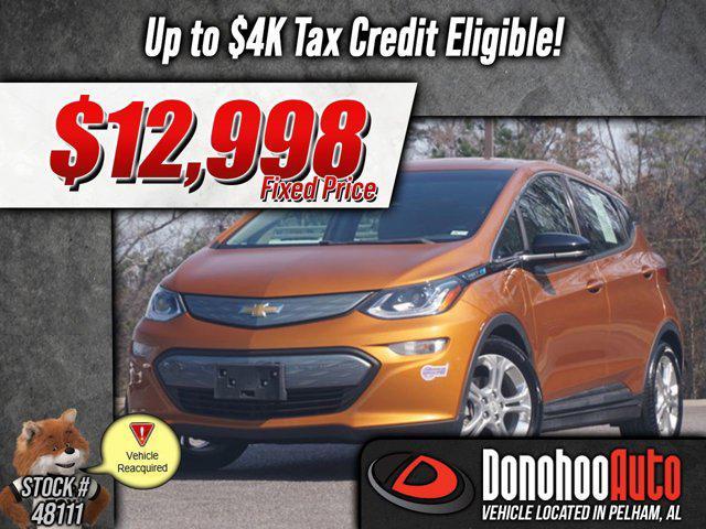 used 2018 Chevrolet Bolt EV car, priced at $12,998