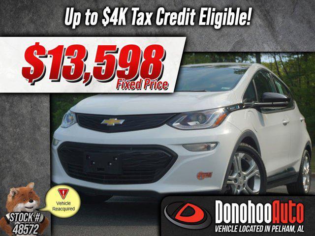 used 2020 Chevrolet Bolt EV car, priced at $13,598