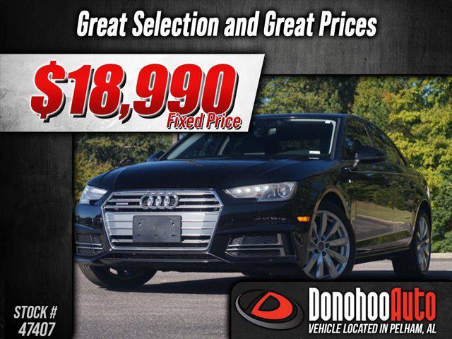 used 2018 Audi A4 car, priced at $18,990