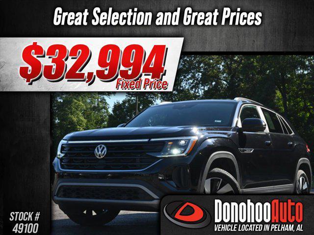 used 2024 Volkswagen Atlas Cross Sport car, priced at $32,994