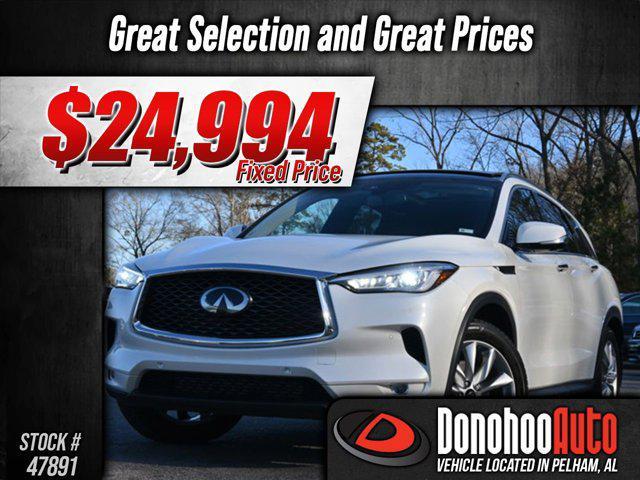 used 2021 INFINITI QX50 car, priced at $24,994