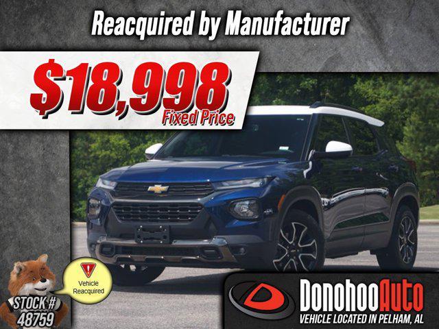 used 2022 Chevrolet TrailBlazer car, priced at $18,998