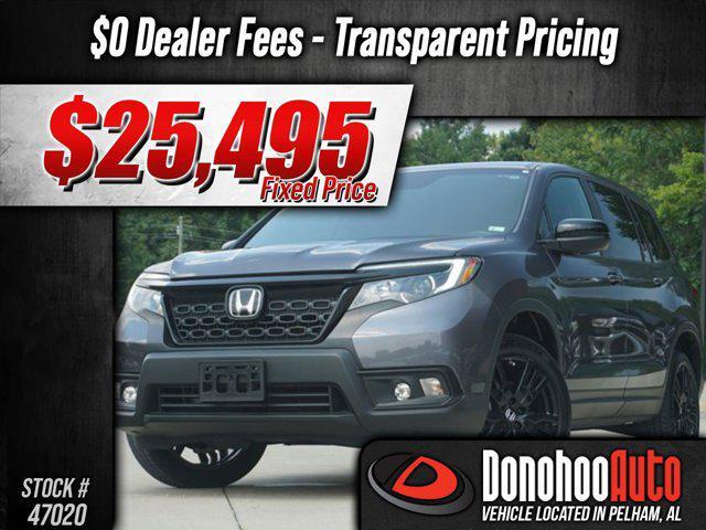 used 2021 Honda Passport car, priced at $25,495