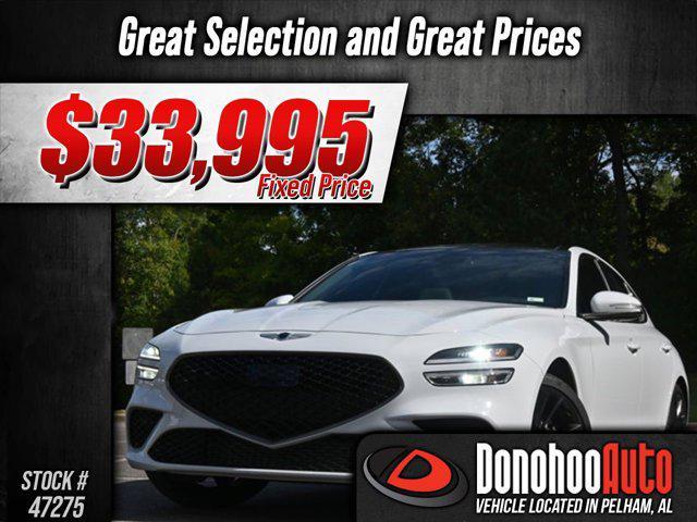 used 2022 Genesis G70 car, priced at $33,995