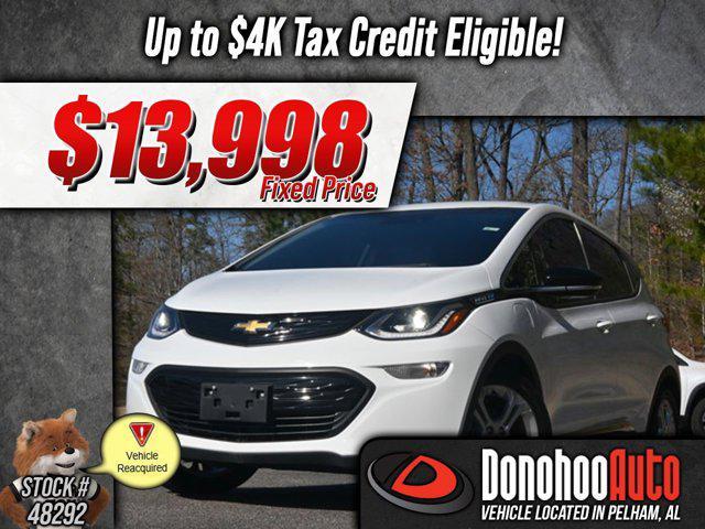 used 2020 Chevrolet Bolt EV car, priced at $13,998