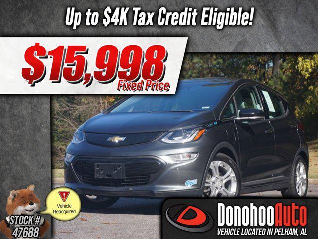 used 2021 Chevrolet Bolt EV car, priced at $15,598