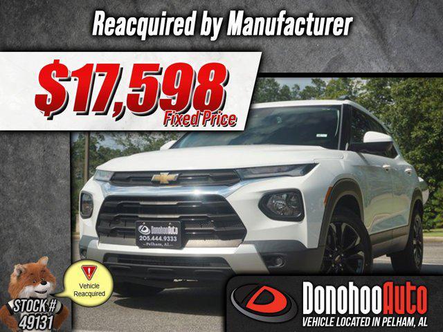 used 2021 Chevrolet TrailBlazer car, priced at $17,598