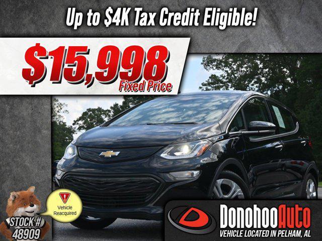 used 2021 Chevrolet Bolt EV car, priced at $15,998