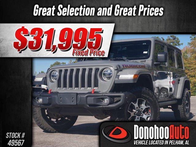 used 2019 Jeep Wrangler Unlimited car, priced at $31,995