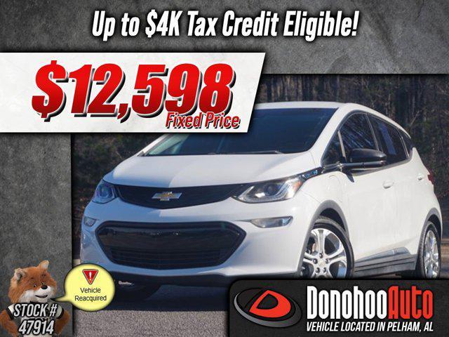 used 2017 Chevrolet Bolt EV car, priced at $12,598