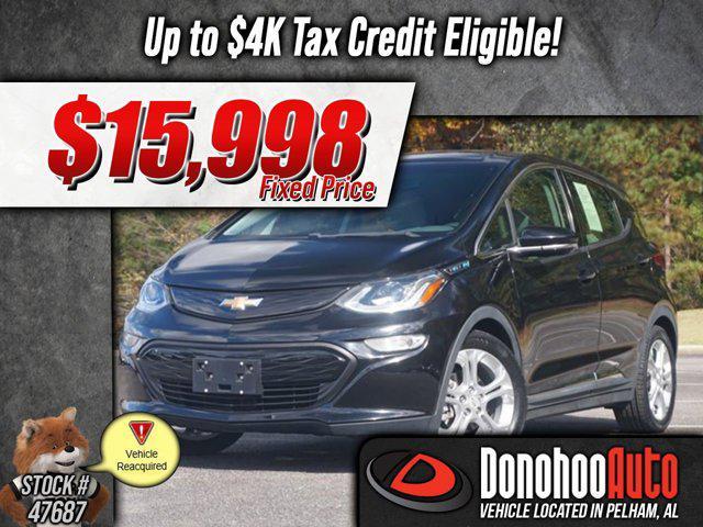 used 2020 Chevrolet Bolt EV car, priced at $14,998