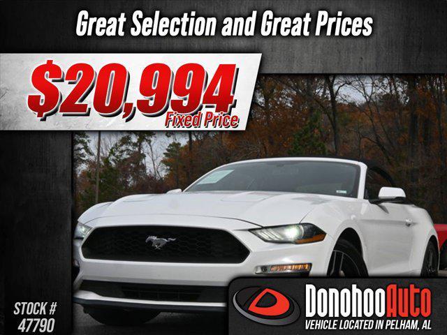 used 2020 Ford Mustang car, priced at $20,994