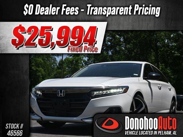 used 2021 Honda Accord car, priced at $25,994