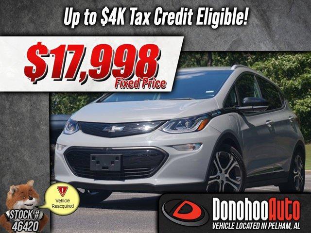 used 2021 Chevrolet Bolt EV car, priced at $17,998