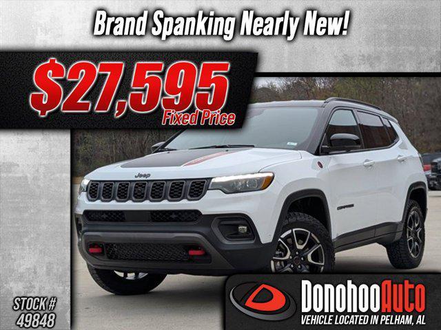 used 2025 Jeep Compass car, priced at $27,595