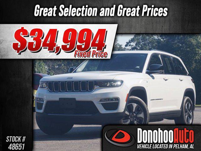 used 2023 Jeep Grand Cherokee 4xe car, priced at $34,994
