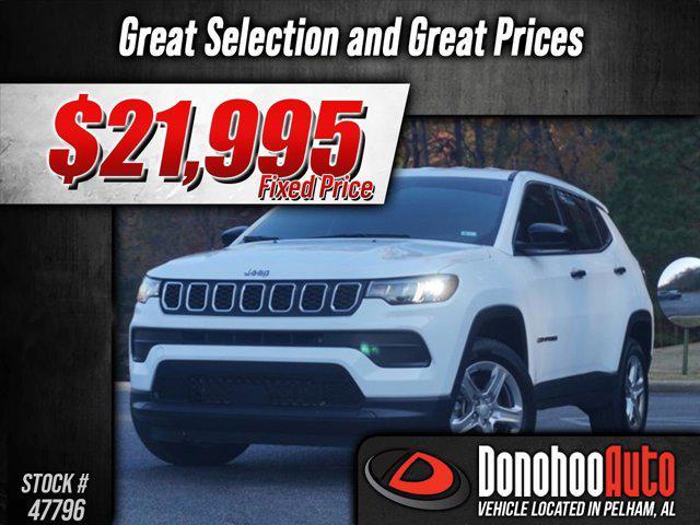 used 2024 Jeep Compass car, priced at $21,995