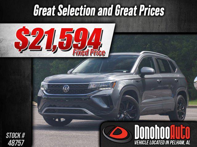 used 2023 Volkswagen Taos car, priced at $21,594