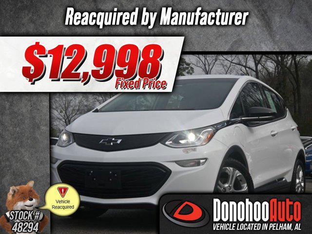 used 2020 Chevrolet Bolt EV car, priced at $12,998