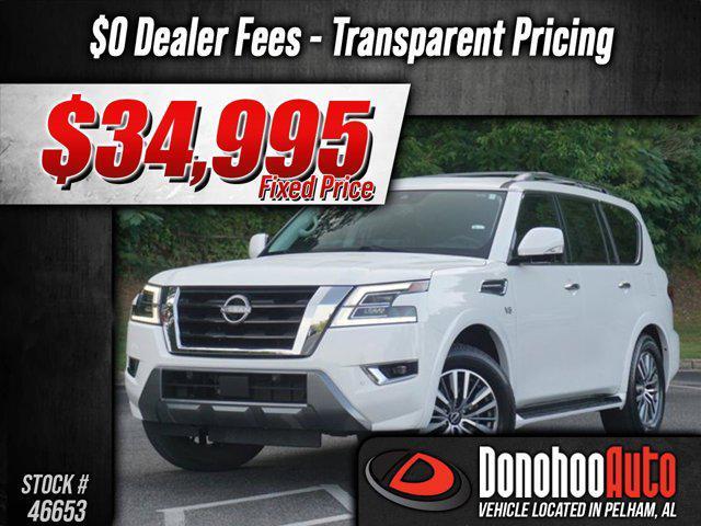 used 2021 Nissan Armada car, priced at $34,995