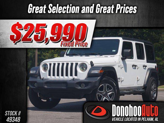 used 2020 Jeep Wrangler Unlimited car, priced at $25,990