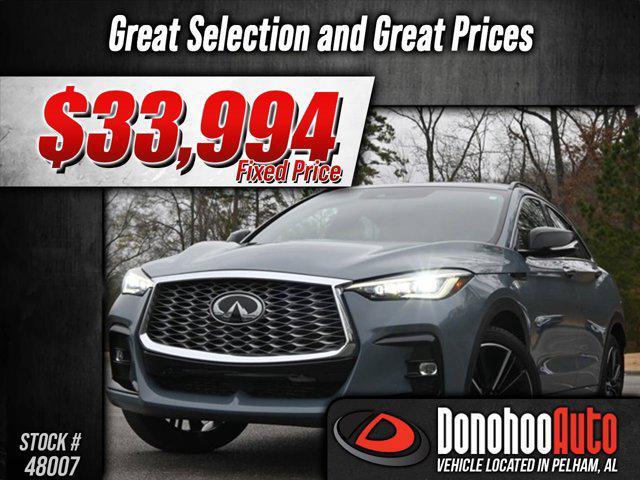 used 2022 INFINITI QX55 car, priced at $33,994